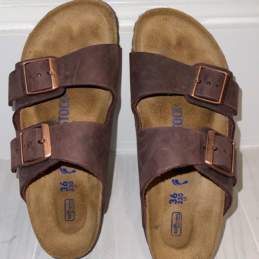 Birkenstock Arizona oiled leather in habana